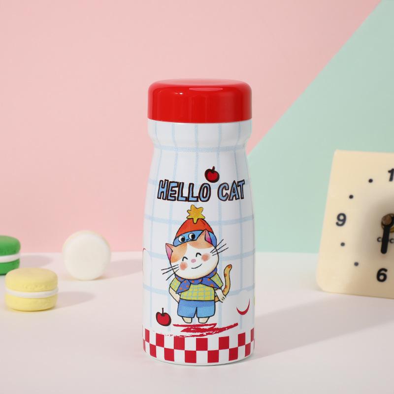 Water Bottle Thermos Cup Student Cute Vacuum Cup