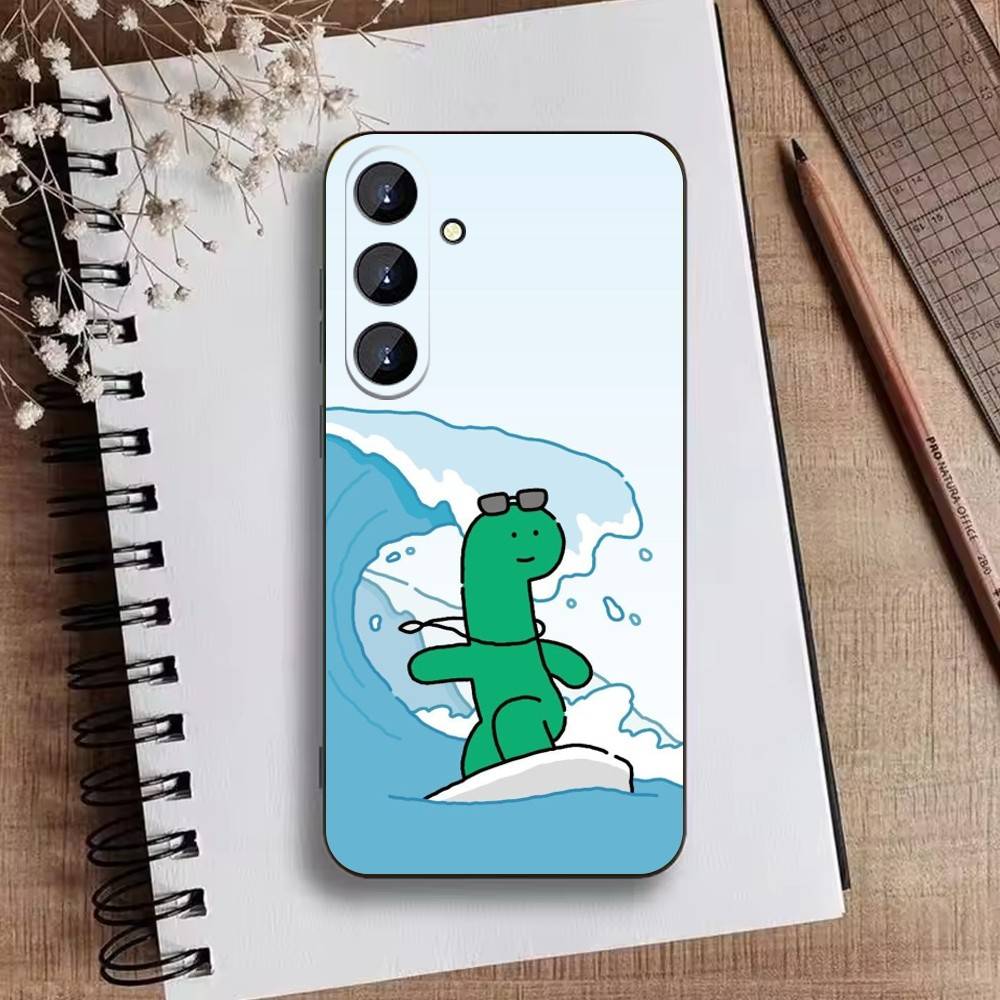 J-JOGUMAN Studio Dinosaur Cut Phone Case For Samsung Galaxy A73,A72,A71,A70,A52,A51 Others Soft Black Cover