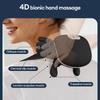 Black Bionic Finger Neck Shoulder Massager Neck Cervical Trapezius Kneading Massage Shawl Bionic Hand Silicone Neck Masajeador