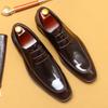 Bright Leather Shoes Men'S Business Formal Men'S Shoes First Layer Cowhide Inner Pointed Casual Shoes