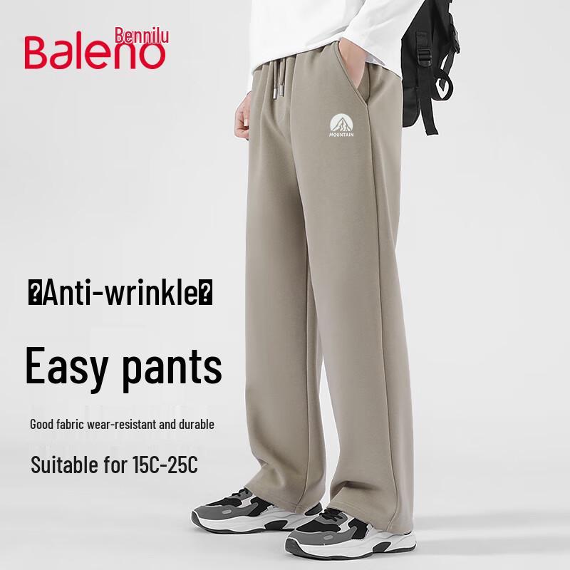 

Baleno Men s American Style Wide-Leg Casual Pants XL