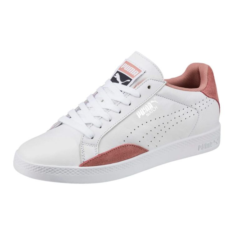 Puma Match Low Classic Durable Non-Slip Casual Sneakers Women Sneakers White 364158-01