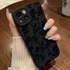 Vintage Sketch floral Phone Case For iPhone 16 Pro 15 14 11 12 13 Pro Max X XS XR 7 8 15 16 Plus Shock-proof Silicone Soft Cover