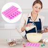 15 Cavity Rose Baking Cake Molds Heat-Resistant Reusable Chocolate Mold Food-Grade Silicone DIY Pudding Mould