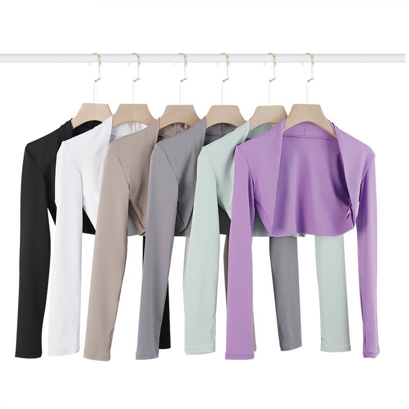 Women's Summer Yoga Long-Sleeve Cardigan Shawl