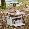 Collapsible Outdoor Camping Storage Box Large Capacity Folding Picnic Table Car Trunk Organizer Bin for Camping Traveling