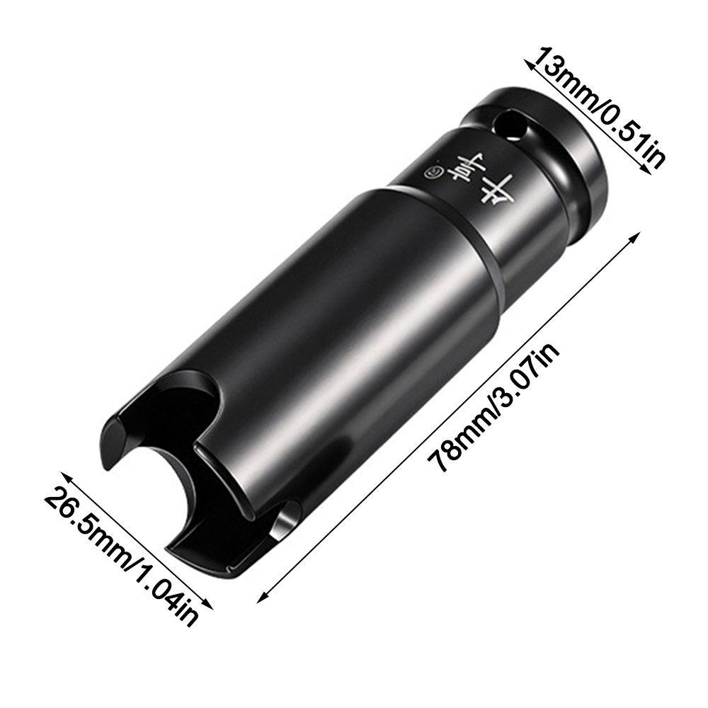 Multifunctional Extended Socket Head Woodworking Tool 12.5mm Socket Gifts Electric Wrench Socket