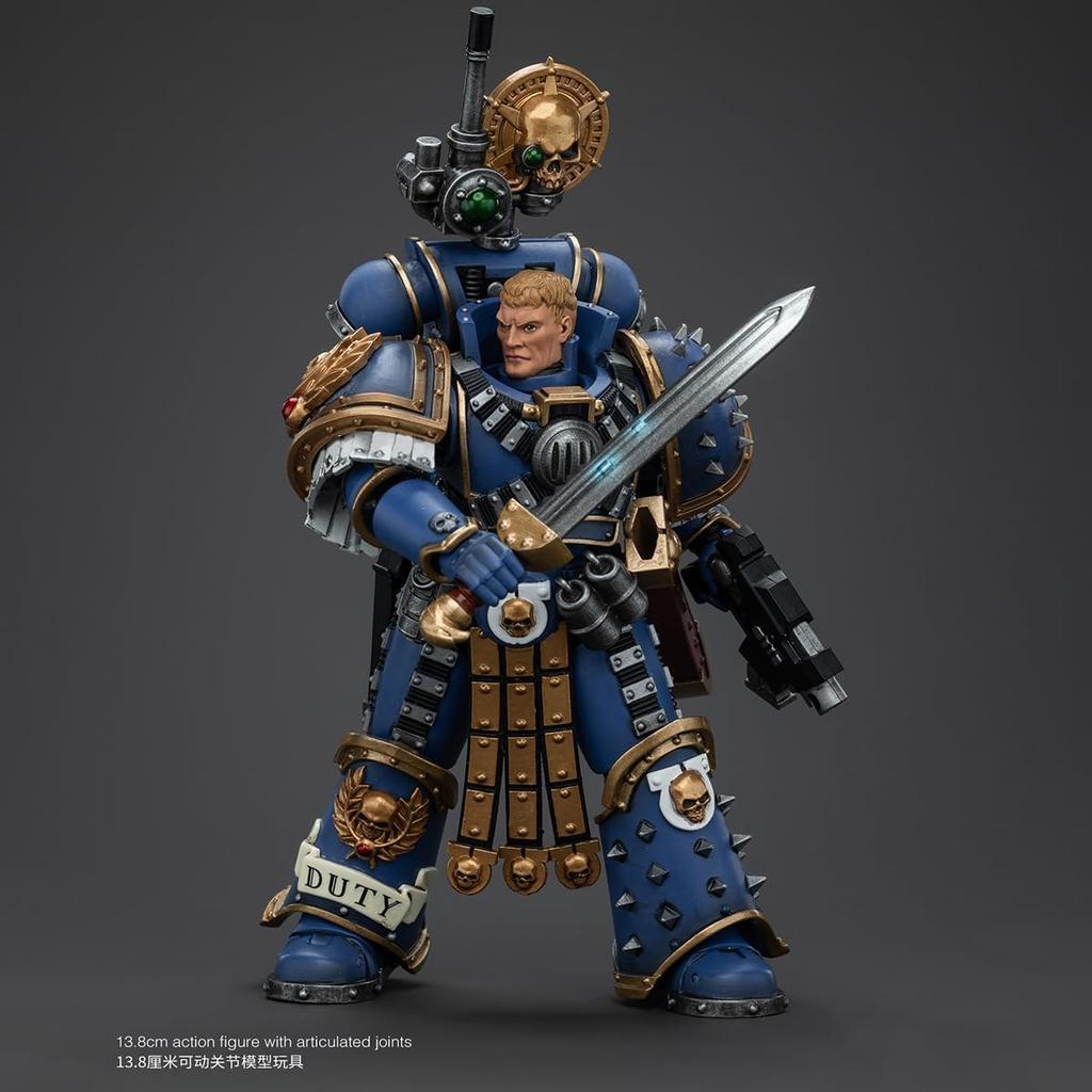 JOYTOY Warhammer Horus Heresy Ultramarines Remus Ventanus Scale Action Figure 1/18 (Assembled)