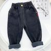 Velvet Winter Warm 1-7T Jeans for Girls Pants Boys Fall Outerwear Clothes Teenagers Trousers Kids Children's Clothing Boy Jeans