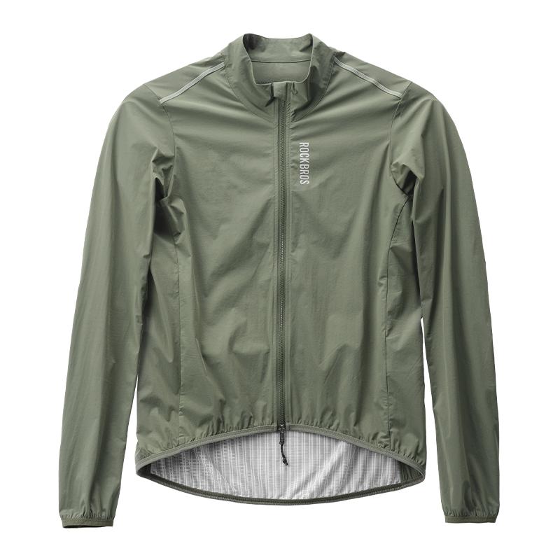 ROCKBROS Cycling Jacket Windproof Breathable Cycling Windbreaker Lightweight Foldable Anti-UV Cycling Jersey for Men Women