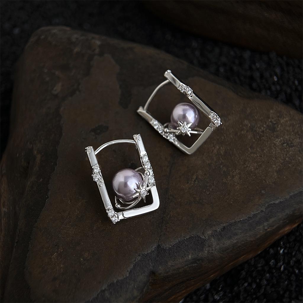 Vergoldete Sternenstaub Zirkon Perlen Planeten Ohrringe - High-End, Einzigartiges, Süßes und Cooles Design