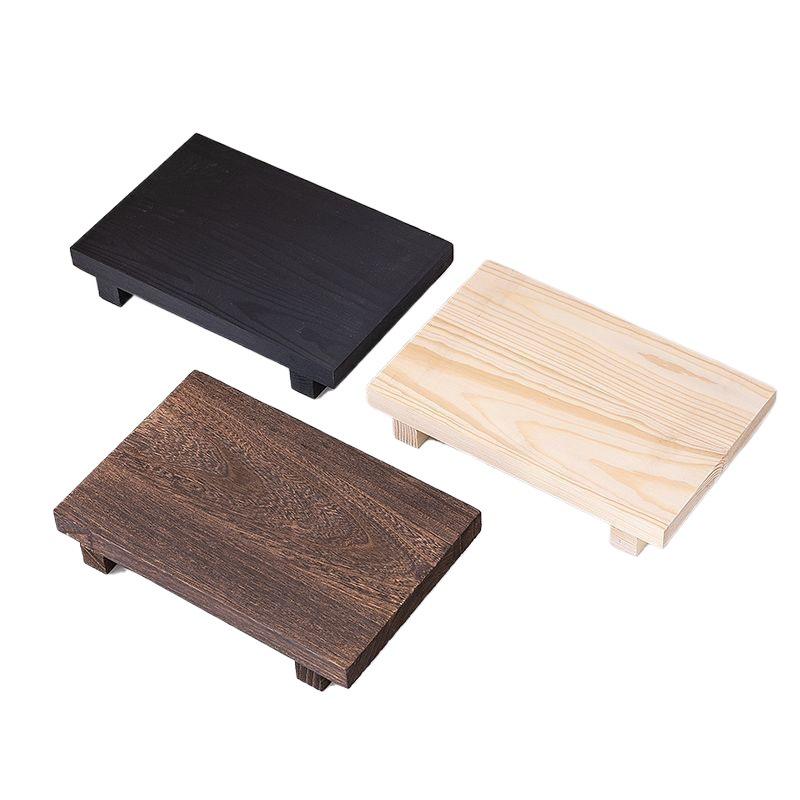Square Wooden Tray for Decorative Displays, Photography, and Restaurant Decor