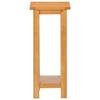 VidaXL Table d'appoint 27x24x55 cm Bois de chêne massif