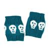 Lolitas Leg Warmers Punk Skull Knitted Leg Sleeves Goth Baggy Cuffs Ankle Heap Socks JK Uniform Foot Cover Streetwear