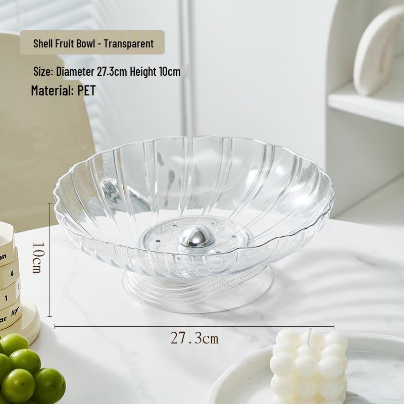 Luxurious Living Room Coffee Table Fruit and Snack Display Bowl