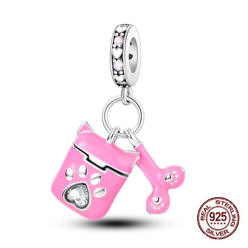 100% Copper Guitar Sax Headphones Musical Instrument Charms Beads Fit Pandachoriginal Bracelets Diy Jewelry