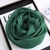 Solid color 91 cotton and linen scarf shawl summer fashion high-end atmosphere breathable headscarf sun protection hot sale women