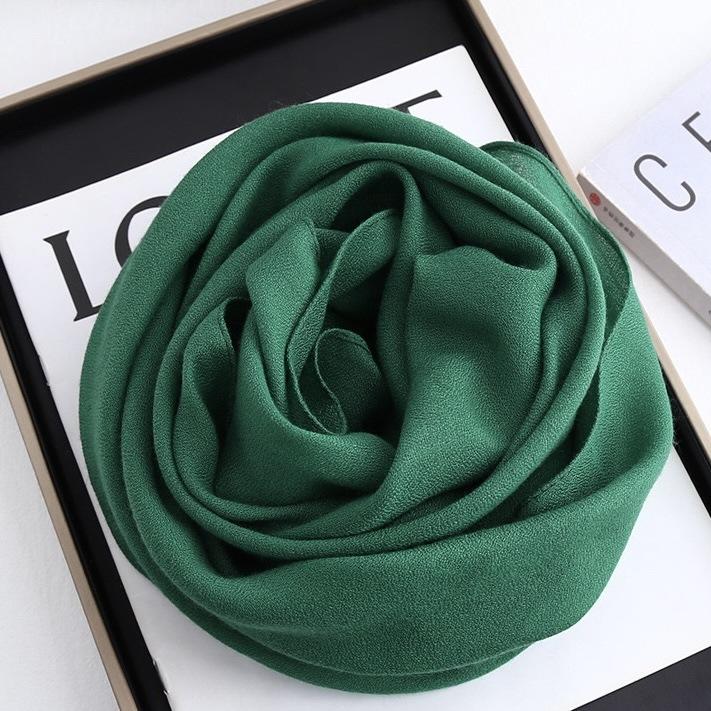 Solid color 91 cotton and linen scarf shawl summer fashion high-end atmosphere breathable headscarf sun protection hot sale women