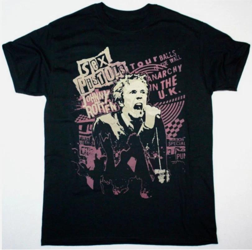 Sex Pistols Johnny Rotten Tour Ball To The Wall T-Shirt All Size L