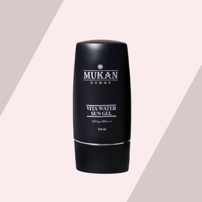 Men's Sun Cream Sun Gel 50ml 2 Pieces Moist and Flaky Men's Cosmetics, 50ml, 2 Pieces