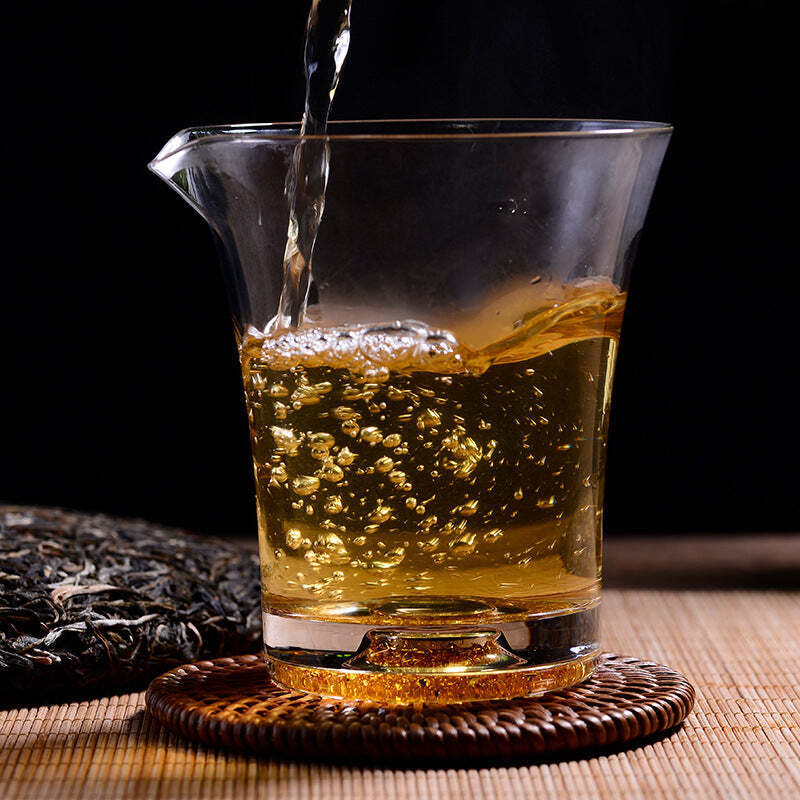 357g Primavera Raw Puerh Chá Bulang Montanha Orgânico Pu-erh Chá Bolo Velho Pu'er Chá