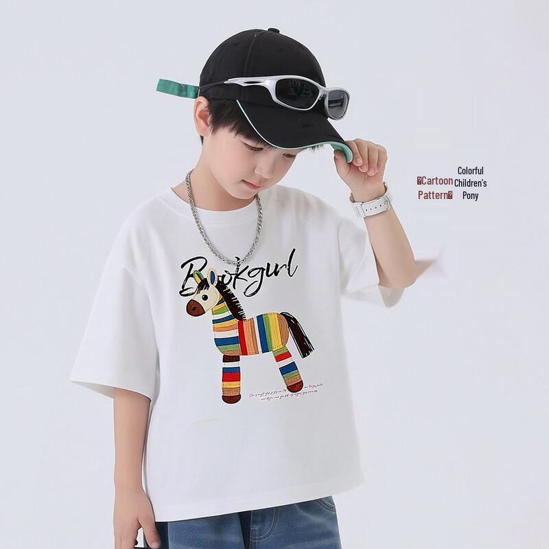 Boys' Pure Cotton Short Sleeve T-Shirt