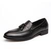 Fashion New Men Tassel Loafers PU Leather Formal Shoes Elegant Dress Shoe Simple Slip On Man Casual Shoes Footwear Large Size 48 47 46