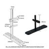 All Aluminum GPU Holder Adjustable DIY Graphics Card Bracket Compatible Fan Universal Graphics Card Base For Computer Case