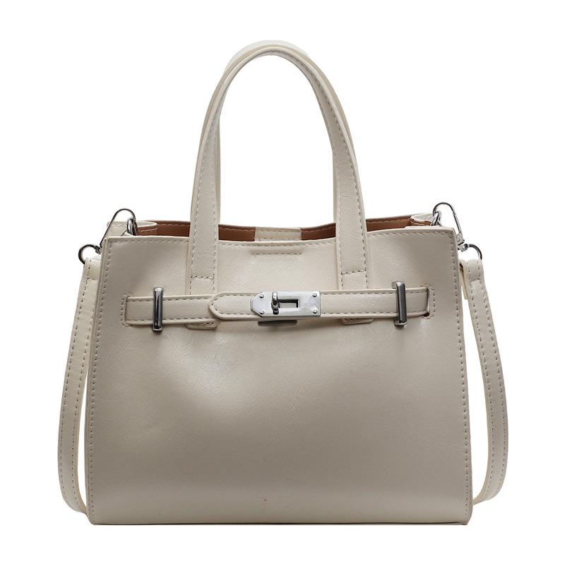 Hand Carry Fashion Casual Tote Bag 2025 New Korean Version Ins Trend High Sense Briefcase Commuter Shoulder Bag