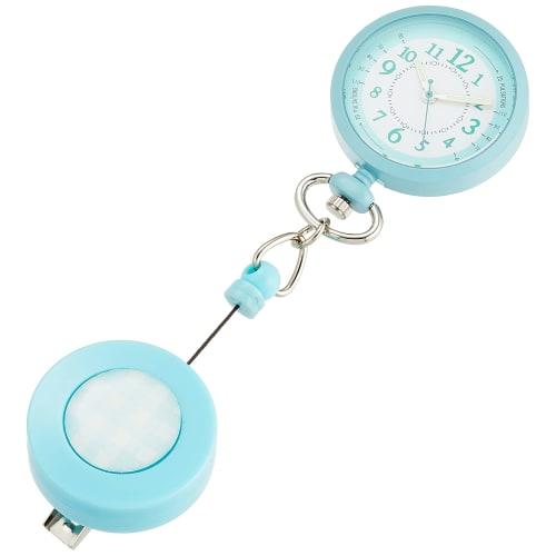 Fieldwork Women's Nurse Pocket Watch with Reel, Glow-in-the-Dark GY017p-2
