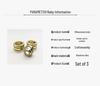 Baoma 5, 6, 7 Series Center Console Audio Knob Diamond Ring Decoration in Gold