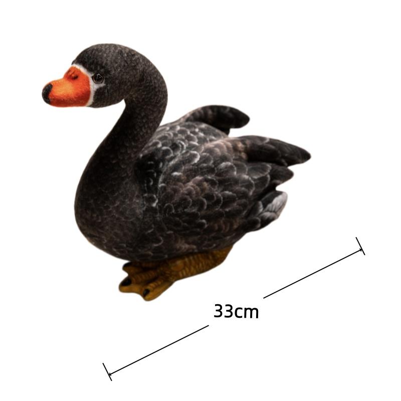 Gesimuleerde Zwaan Pluche Speelgoed Vogels Gevulde Pop Kinder Speelgoed Kawaii Kamer Decoratie Speelgoed Hobby's Verzameling Verjaardagscadeaus Ornament
