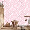 Wallpaper Flowers background powder pink, center powder pink 50x1000