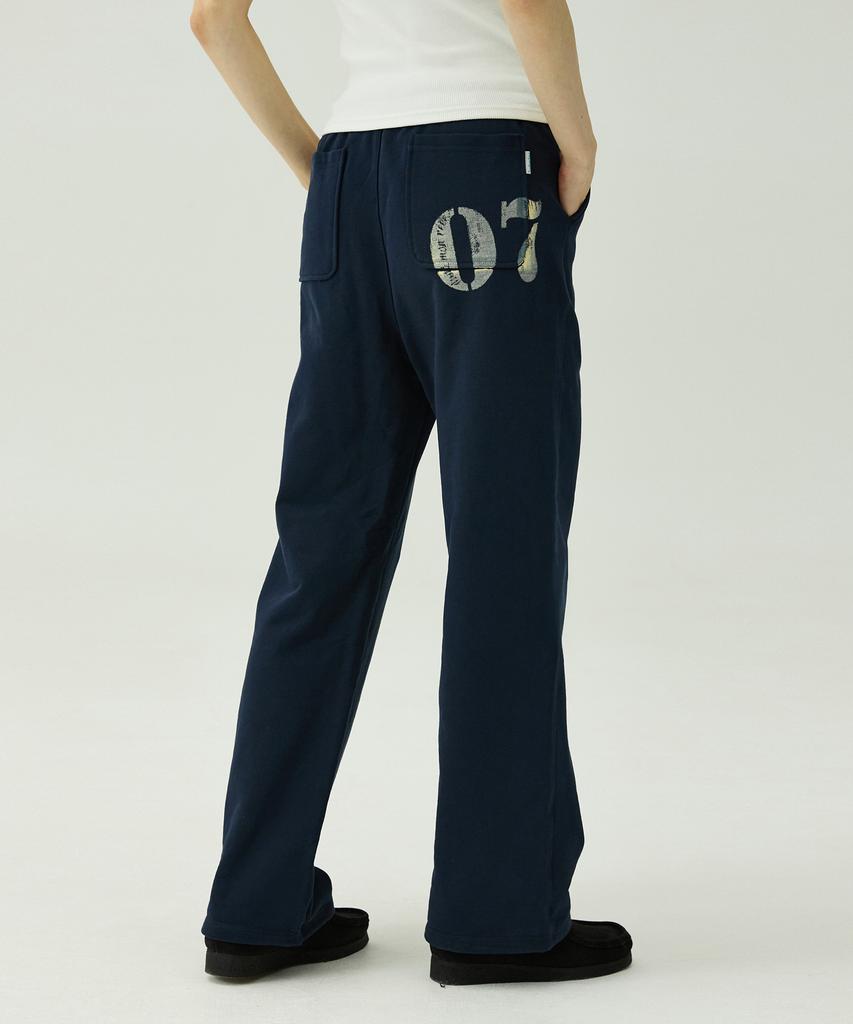 MAGOODGAN Paintro 3208B Brushed Navy Wide Fit Sweatpants