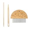 Hair Braiding Tool Håndveving Kam Verktøy Tapetry Weaving Accessory