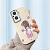 For Vivo V23 V25 V27 V29 V30 Y27S Y28 Y33S Y36 Infinix Hot30I Hot40 Tecno Spark20 Cartoon Black Cat Silver Edge Soft Liquid Silicone Protective Casing