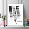 Kylian Mbappé Pattern  3pcs 100% Round Full Drill 5D DIY Diamond Painting Embroidery Cross Stitch Rhinestone Décor