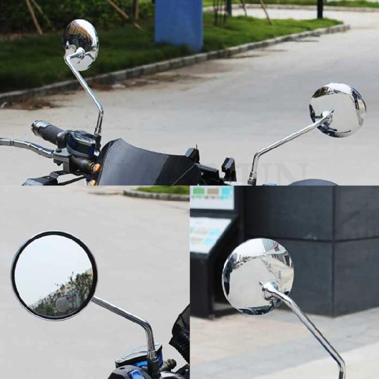 Universeller Fahrrad-Motorrad-Rückspiegel Verstellbarer Runder Rückspiegel