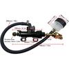 Motorcycle Brake Pump Iron and PVC Rear Brake Master Cylinder Pump for Most Motorcycle Brake Modification Accessories Universal Rear Brake Pump