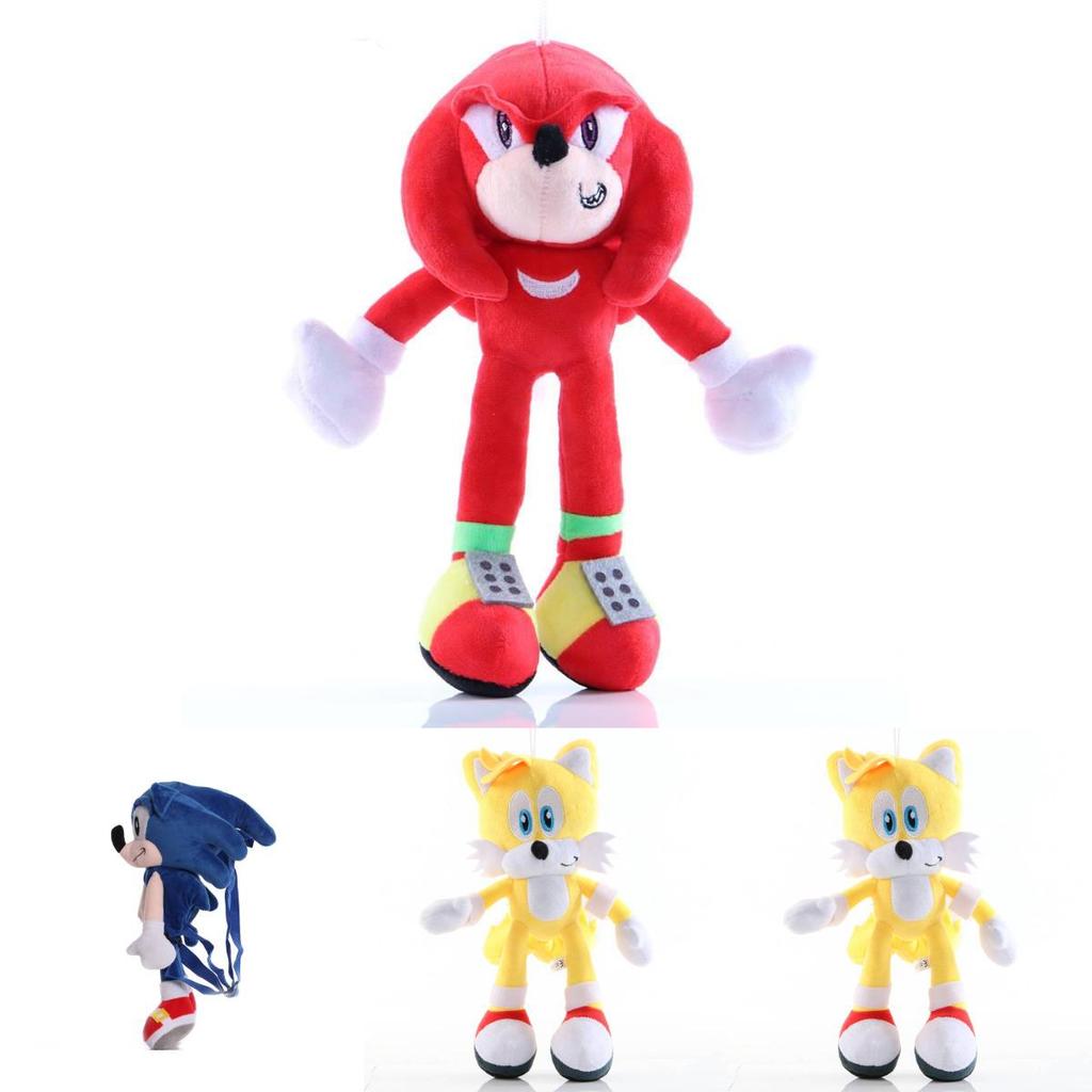 Super Miękka Pluszowa Zabawka Jeż Sonic 12 Cali Urocza Maskotka Dla Dzieci