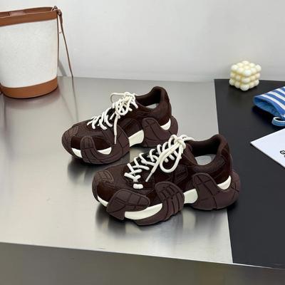 Platform Women's New Fashionable Versatile Mesh Breathable Casual Sneakers