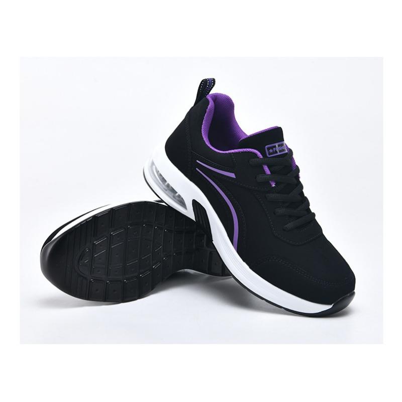 Autumn New Women's Shoes Fashionable and Comfortable Sports Shoes Thick Soled Fly Woven Mesh Casual Sports Women's Shoes