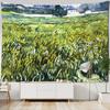 Natures Canvas Tapestry  Lush Forest  Vibrant Fields  Unique Wall Art for Home Decor Living Room  Art Lover Gift