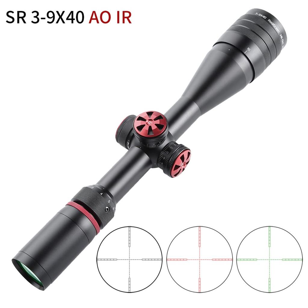 Rifle Scope Mil Dot Variable Zoom Compatible with Survival 20mm High Mount Ring Included T-EAGLE 3-9x40AOIR-R Games,