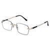 Randlose HD-Fototrope Lesebrille mit Blaulichtfilter für Damen & Herren