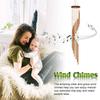 12 Tube Wind Chime Aluminum Tube Waterproof Windproof Suitable Pine Musical Wind Chime For Coffee Shop Garden Restaurant