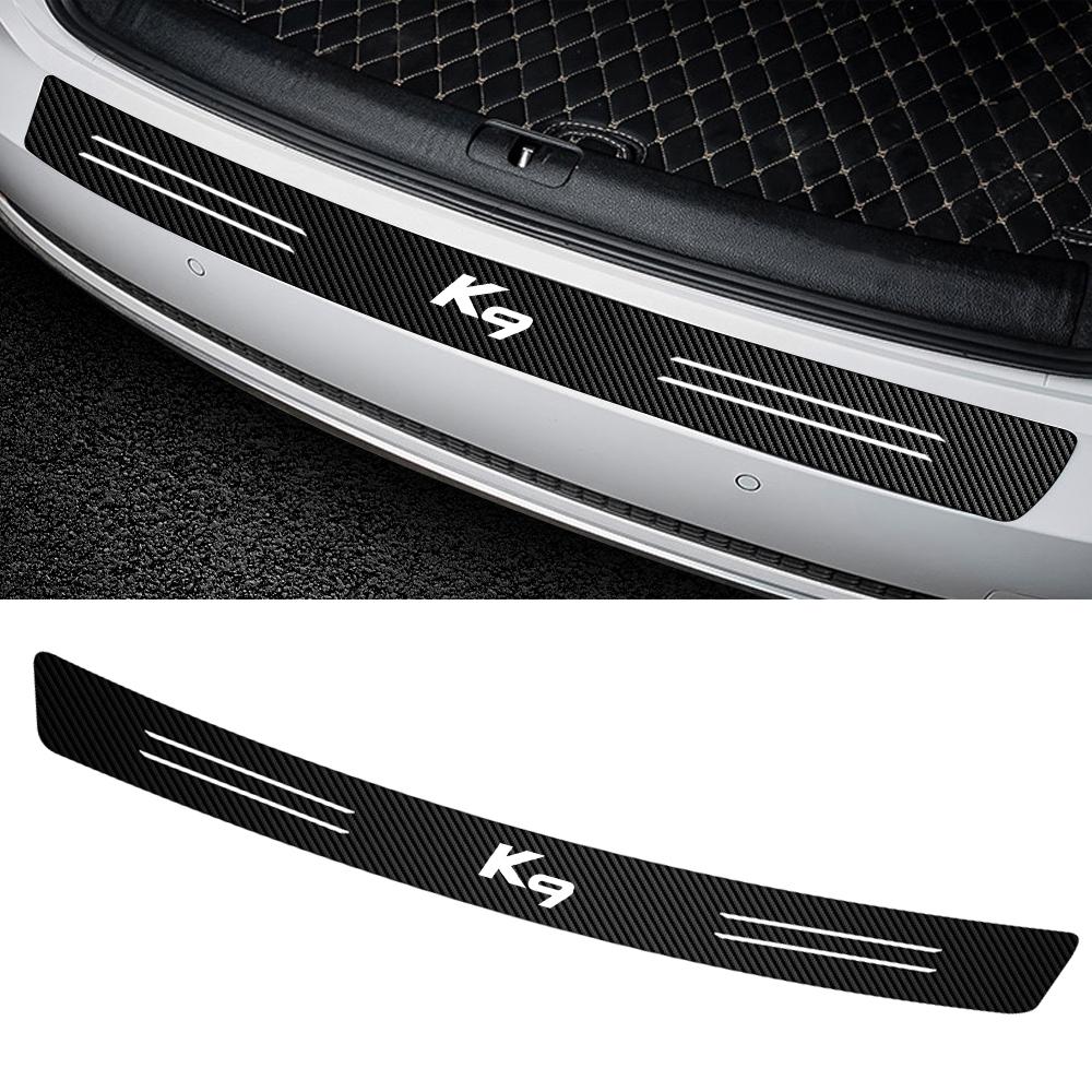 Carbon Fiber Car Trunk Rear Bumper Sticker Auto Accessories For Kia Rio PicantoPegas Sportage Sorento Ceed Soul Niro K1 K2 K3 K6
