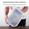 FATTBAO Stainless Steel Rectangular Food Storage Container with Lid