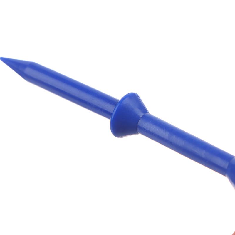 10 Stück 83 mm Golf Nagel Ball Tee Weinglas mit Stütze Kunststoff Golf Reduziert Reibung Seitenspin Tee für Golfübungen