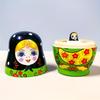 Russian Nesting Doll Wooden-Christmas,birthdays,resurrection  other holidays children's toys- friends, family holiday gifts - home, offices,ornaments